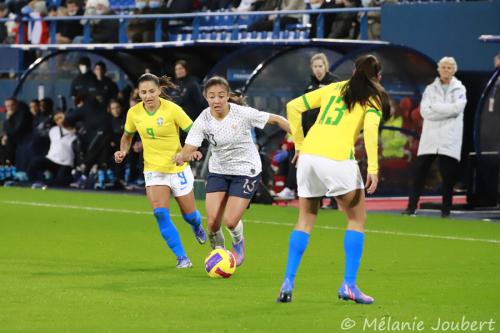 Foot féminin FRANCE-BRESIL