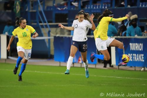 Foot féminin FRANCE-BRESIL