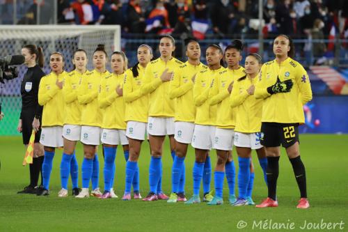 Foot féminin FRANCE-BRESIL